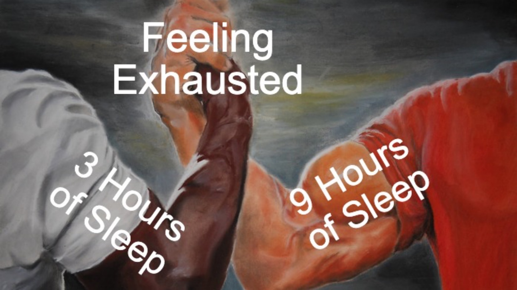 meme about enough sleep
