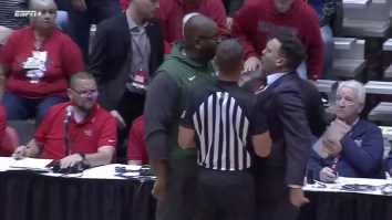 College Basketball Coaches Nearly Come To Blows During Heated Exchange Over Alleged Racial Slurs