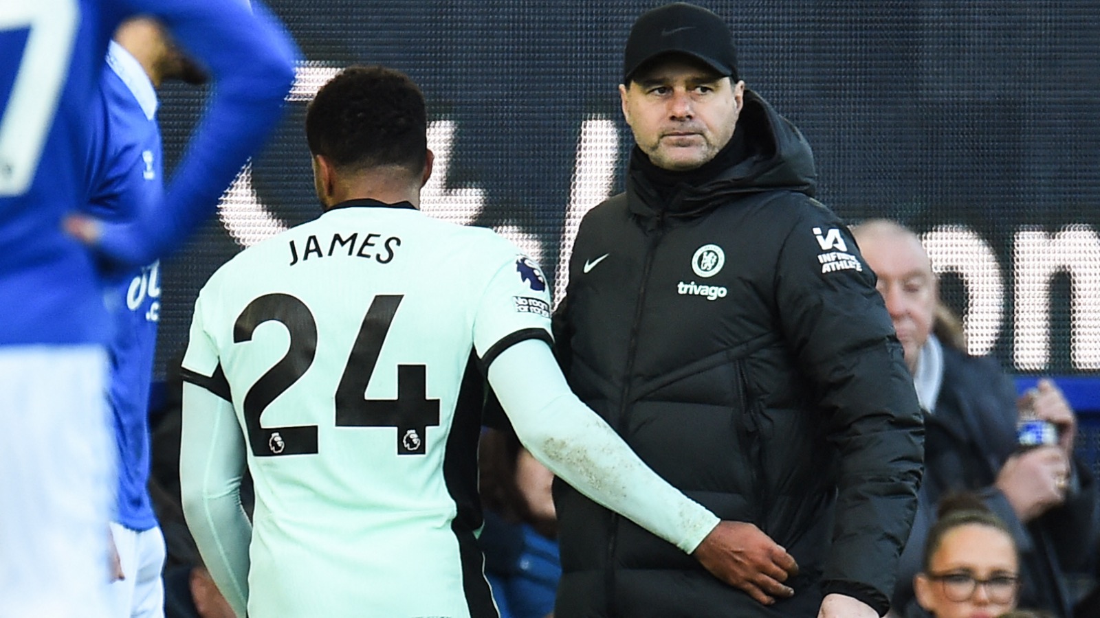 Chelsea Captain Reece James leaving match with hamstring injury