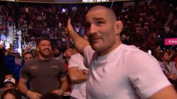 Sean Strickland And Dricus Du Plessis Get Into Fight In Stands At UFC 296