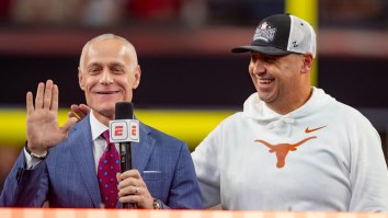 Big 12 Commissioner Badly Butchers Steve Sarkisian’s Name While Getting Booed By Texas Fans