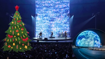 The Sphere In Las Vegas Goes Dark As U2 Plays Christmas Banger For First Time In 35+ Years