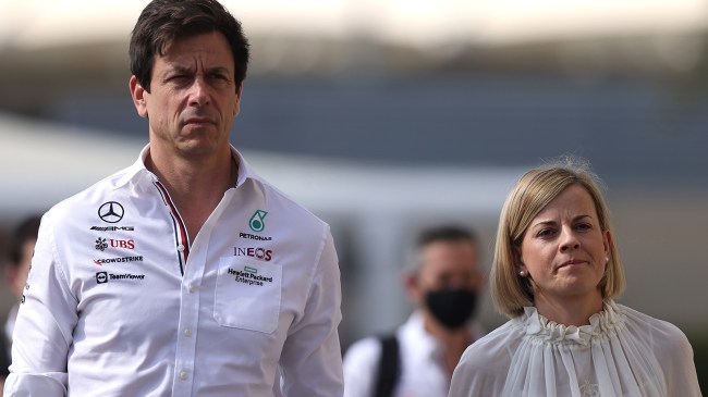 F1 Mercedes boss Toto Wolff and his wife Susie