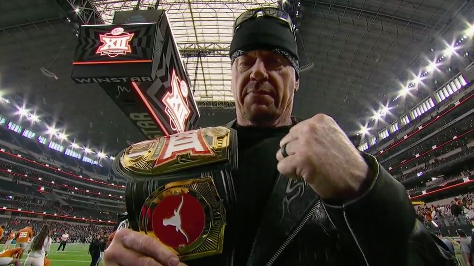 WWE Legend Recreates Iconic Meme At Big 12 FB Championship
