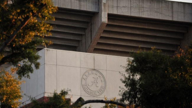 A view from outside Bryant-Denny Stadium in Tuscaloosa.
