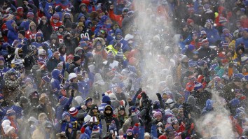 Bills Fans Chuck Snowballs At Steelers Receivers Trying To Catch Passes In Playoff Game