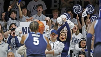 Butler Basketball Fan Goes Viral As She Flashes Vicious On-Air Gesture After Win Over Villanova