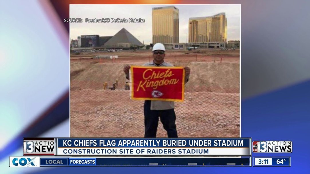 Chiefs Flag Allegiant Stadium