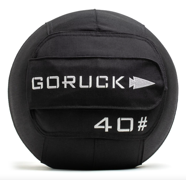 GORUCK Sand Medicine Ball; shop workout gear at Huckberry