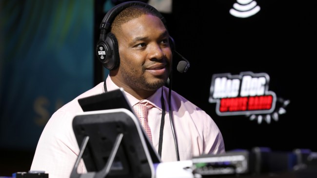 Maurice Jones-Drew on the air with Mad Dog Sports.
