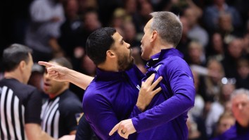 Northwestern Coach Chris Collins Freaks Out, Gets Ejected After String Of Questionable Calls Against Purdue