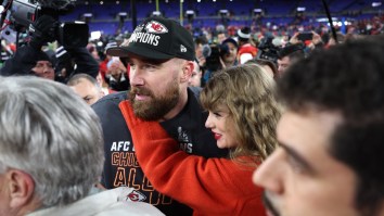 Taylor Swift Tells Travis Kelce ‘I’ve Never Seen Anything Like That’ Following AFC Championship Game Win