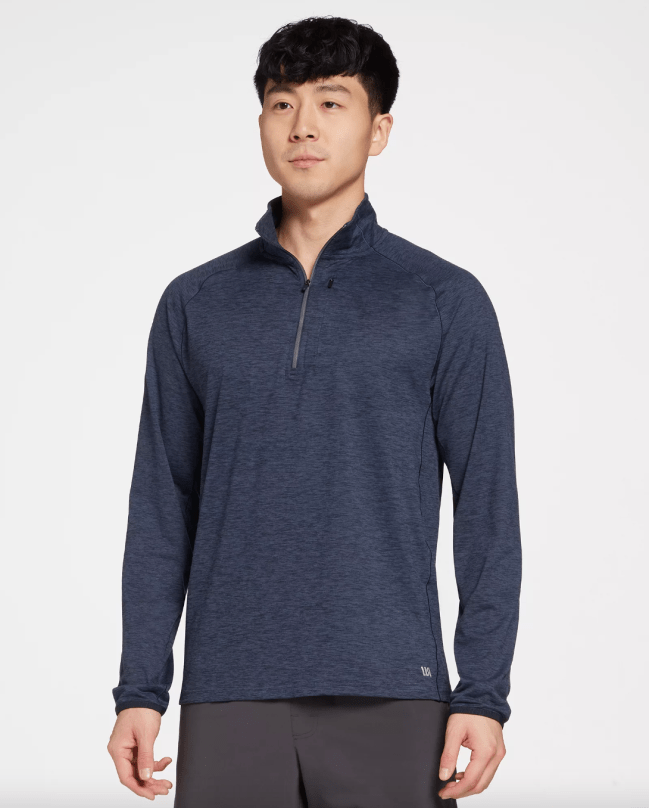 Accelerate Warm Half Zip Pullover; shop workout clothes at VRST