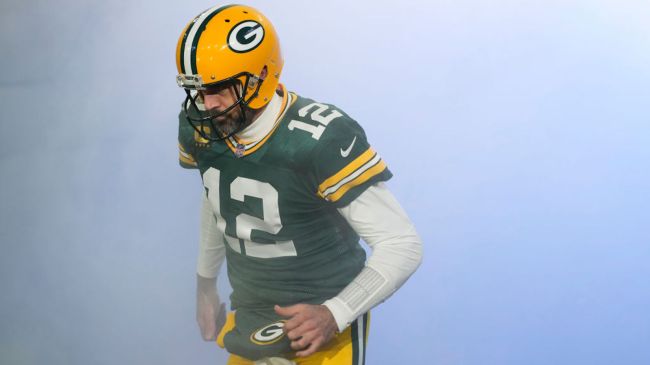 aaron rodgers in his last game as a green bay packer