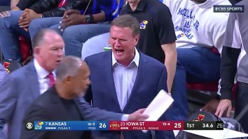 Kansas Basketball Coach Bill Self Draws Technical Foul For Explicit Angry Meltdown Toward Referees