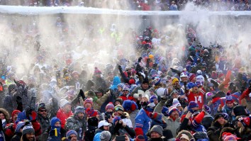 Incredible Viral Photo Of Bills Mafia Surrounded By Snow Puts Insanity Of Buffalo Fandom In Perspective