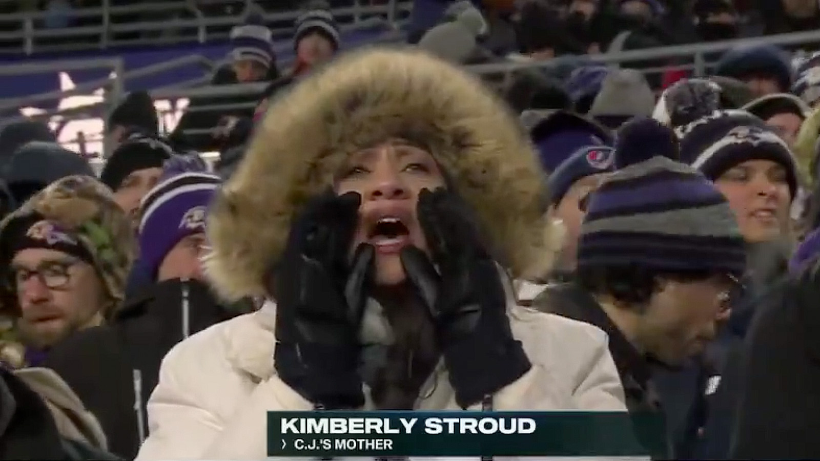 ESPN Set Up C J Stroud S Mom To Become Meme With Freak Out