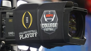 CFP Rules Force Michigan Sportscaster To Use Laughably Crude Drawings To Recap National Championship