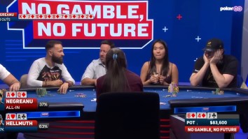 Daniel Negreanu And Phil Hellmuth Battle $83K Cash Poker Hand Resulting In A Speech From Hellmuth