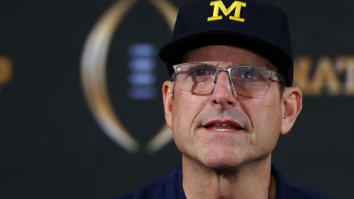 ‘We’re Innocent’ Jim Harbaugh Responds To Sign-Stealing Scandal Question After Winning National Championship