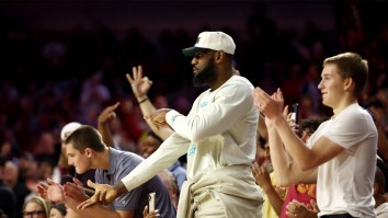 LeBron James Sends Courtside USC Fan Into Shock By Sitting Next To Him At Bronny’s Game