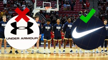 College Basketball Player Disses Under Armour By Wearing Nike Kicks Instead Of Team-Issued Shoes