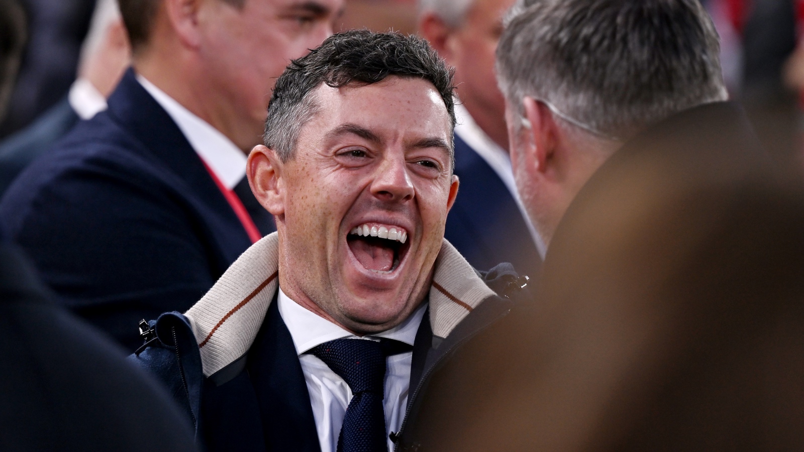 Rory McIlroy Laughing