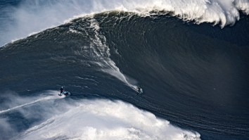 Lucas Fink Becomes First Person To Ever Skimboard Monster Waves At Mavericks In NorCal