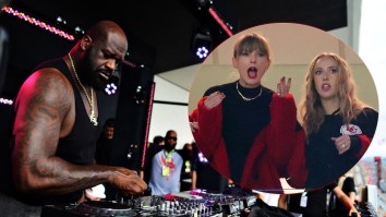 Shaquille O’Neal Changes Tune On Taylor Swift While Turning Up With Ravens Fans In Baltimore