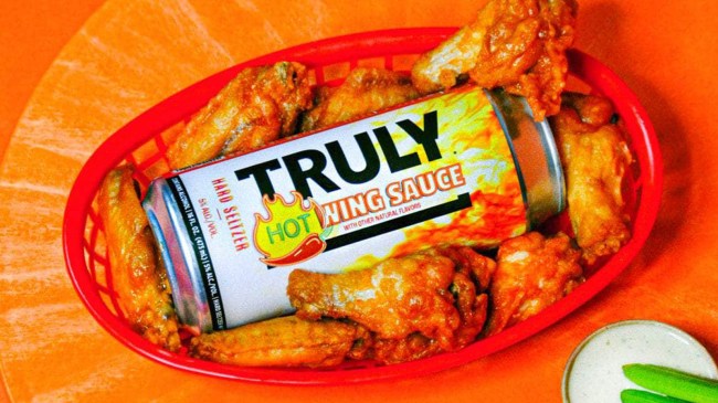 Truly hot wings hard seltzer