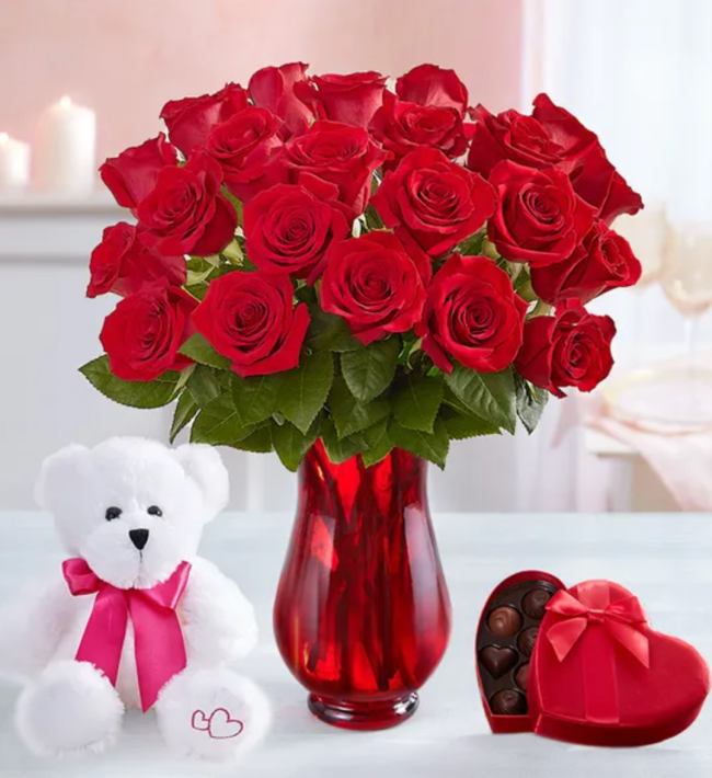1800 Flowers Fan Favorite bouquet for Valentine's Day/DraftKings promotion