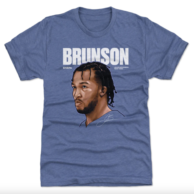 Jalen Brunson New York Game Face T-Shirt