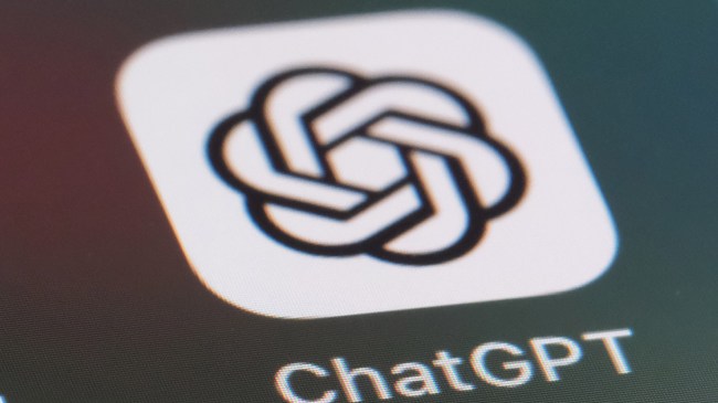 ChatGPT App on phone screen