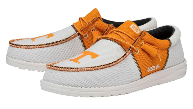 HEYDUDE Wally Tri Tennessee Slip-Ons for college basketball