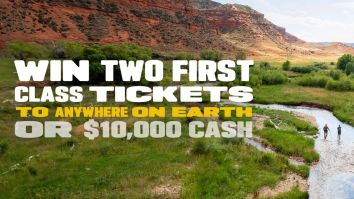 Spend $75+ At Huckberry For A Chance To Win 2 First Class Tickets ANYWHERE Or $10,000 CASH