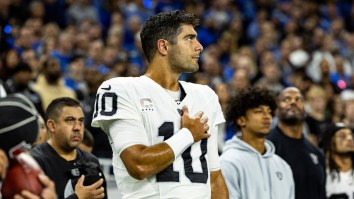 NFL Fans Believe Raiders QB Jimmy Garoppolo Got Suspended For The Stupidest Reason