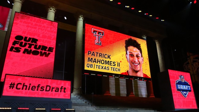 Kansas City Chiefs select Patrick Mahomes of Texas Tech with the 10th pick at the 2017 NFL Draft