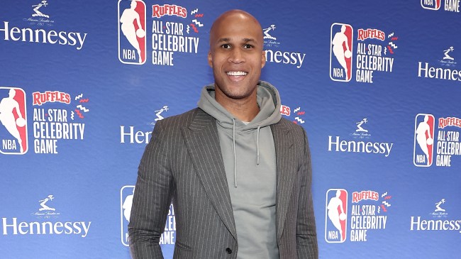 Richard Jefferson at the 2022 Celebrity All-Star Game.