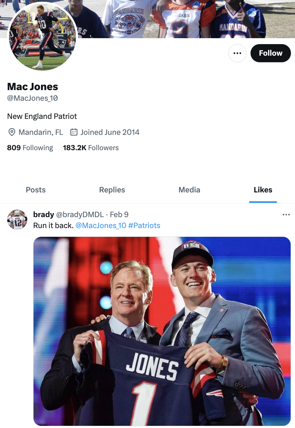 Mac Jones Patriots Trade