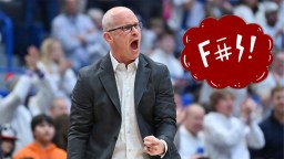 Dan Hurley Punts Basketball Into Crowd After Unleashing LOUD F-Bomb On College GameDay