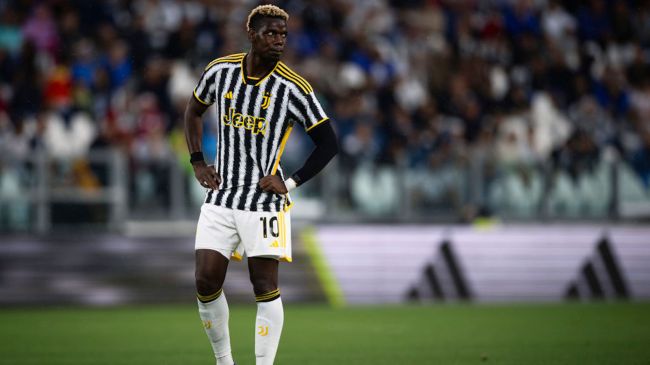 Paul Pogba of Juventus FC looks dejected during the Serie A