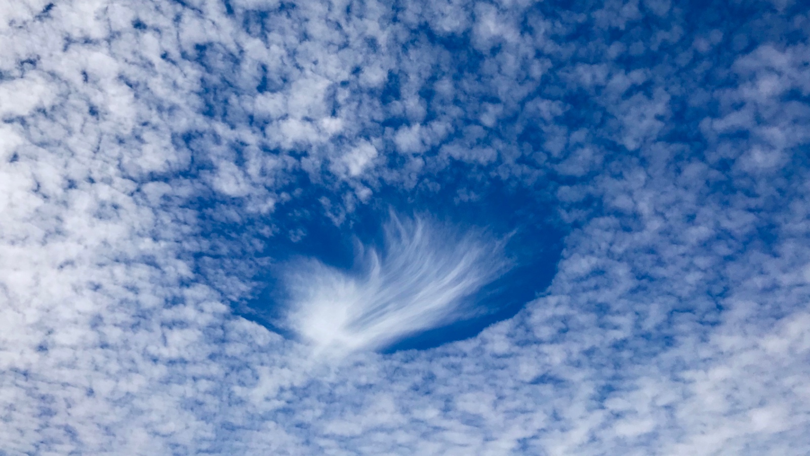 What are hole-punch clouds, aka fallstreak holes?
