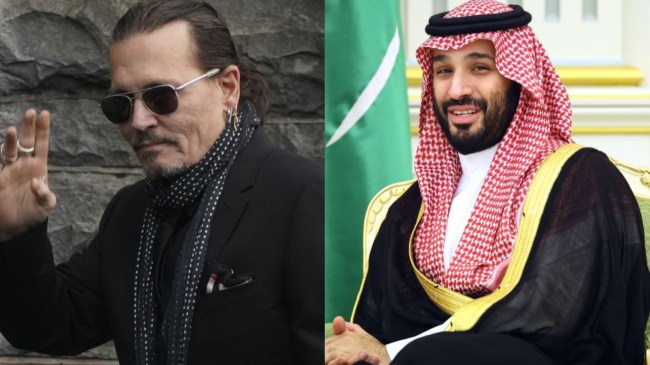 johnny depp and Mohammed bin Salman