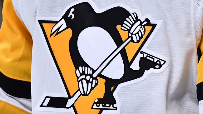 Pittsburgh Penguins logo on jersey