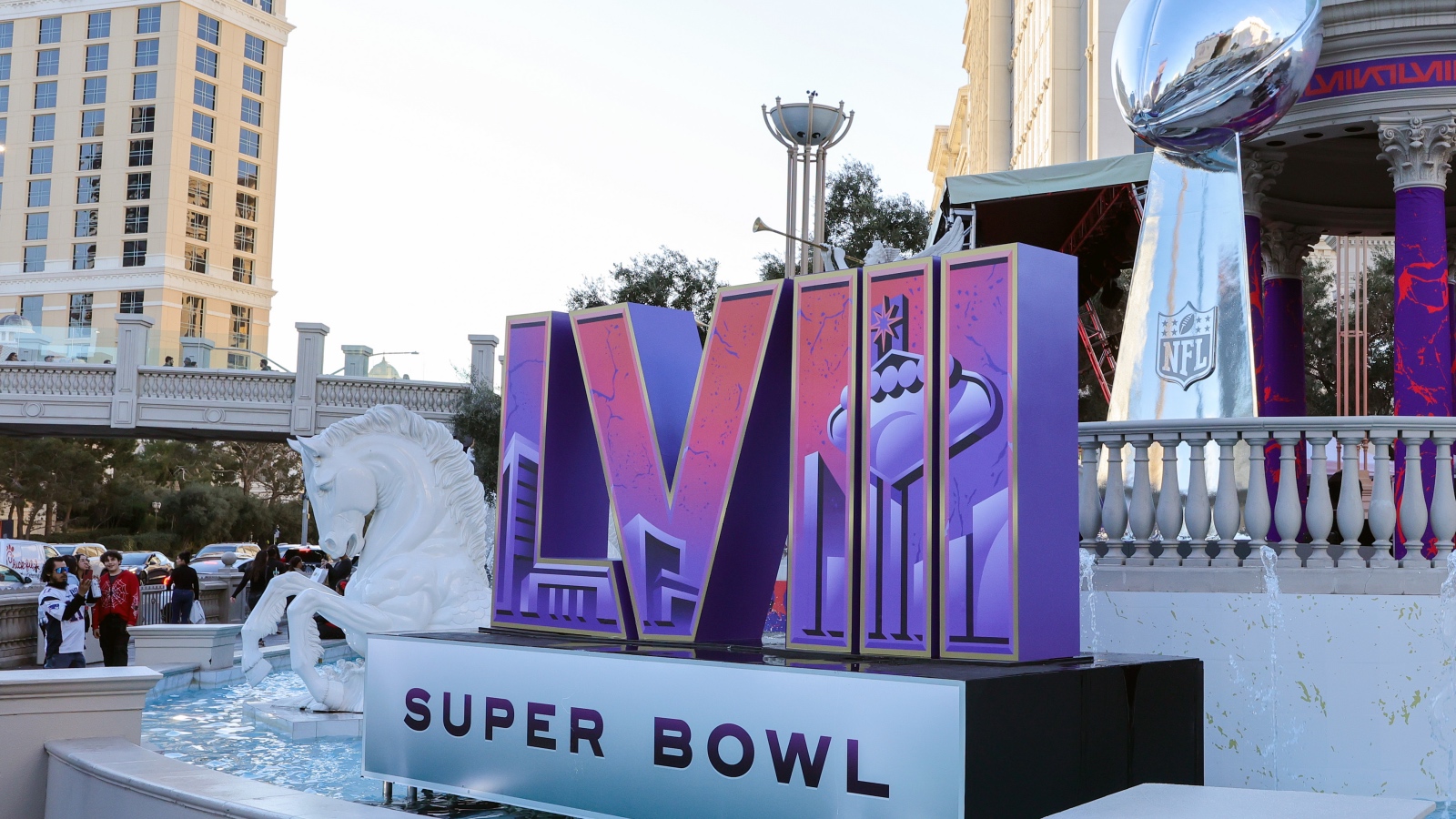 Super Bowl LVIII Las Vegas logo