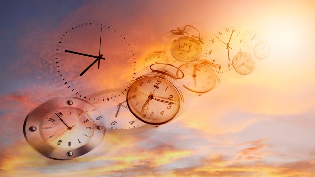 time travel clocks