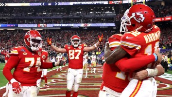 Travis Kelce’s Mid-Play Reaction To Kansas City Chiefs’ Game-Winning Touchdown Was Ice Cold