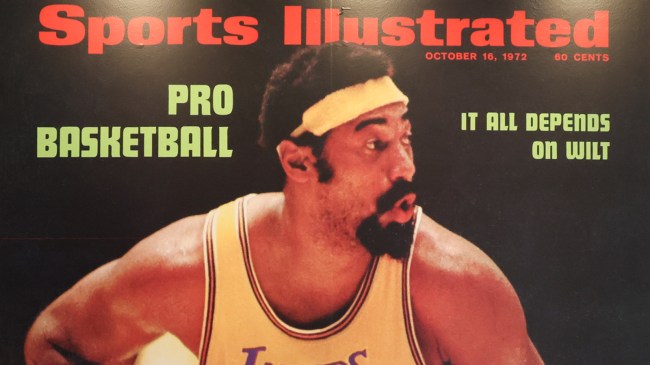 1972 Sports Illustrated cover Wilt Chamberlain