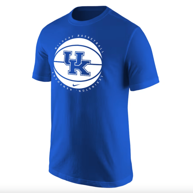 Kentucky Wildcats Nike Basketball Logo T-Shirt