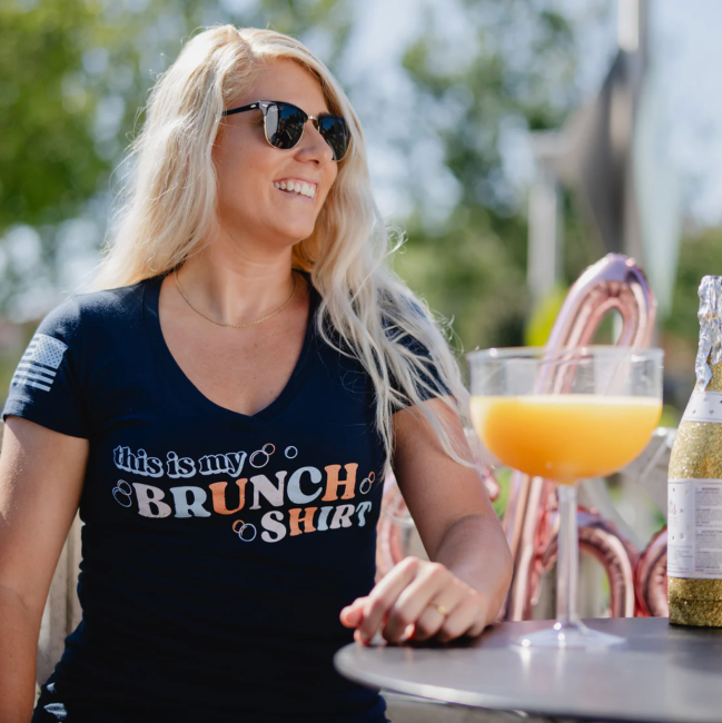 Women's This Is My Brunch Shirt V-Neck